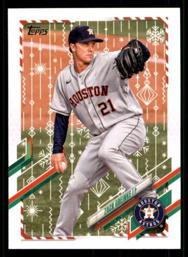 2021 Topps Holiday HW9 Zack Greinke Houston Astros EBay