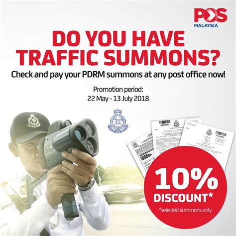 Pos Malaysia Berhad On Twitter Do You Have Pdrm Traffic Summons