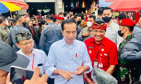 Jalankan Operasi Pasar Jokowi Sebut Harga Beras Naik Di Seluruh