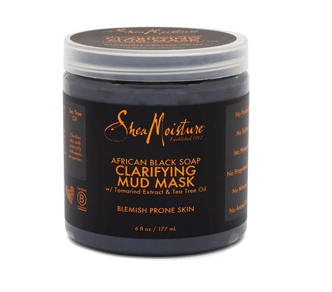 Shea Moisture African Black Soap Clarifying Mud Mask 177ml Everything