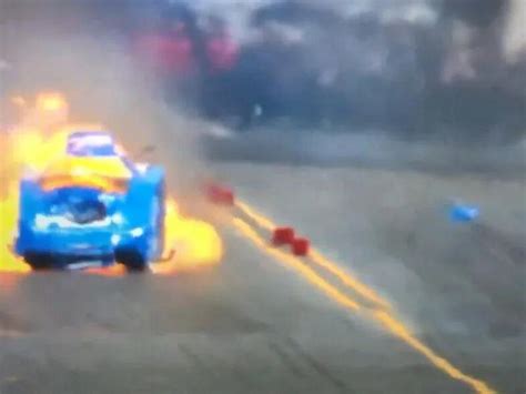 Drag Racing Legend John Force “alert” After Engine Exploded In Brutal Crash