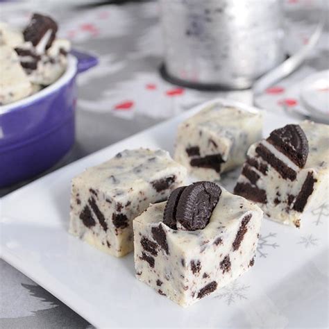 Cookie And Cream Fudge Comida Chocolateria