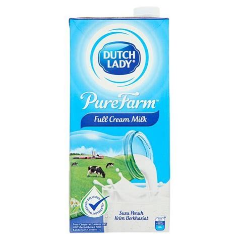 Dutch Lady UHT Milk 1L Carton Of 12 KIASU MART