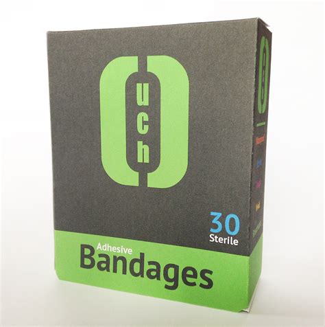 OUCH Bandage Package Graphic Design, on Behance