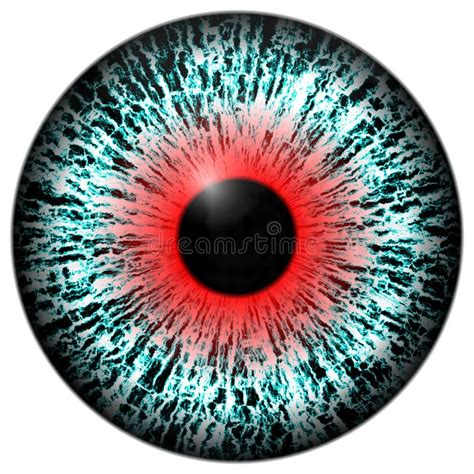 Blue And Red Eye 3d Texture Stock Illustration Illustration Of