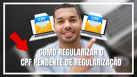 O que fazer quando o cpf está pendente de regularização YouTube