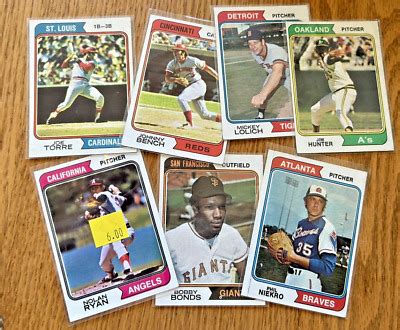 Topps Baseball Complete Set Traded Ex Exmt Nrmt Ebay