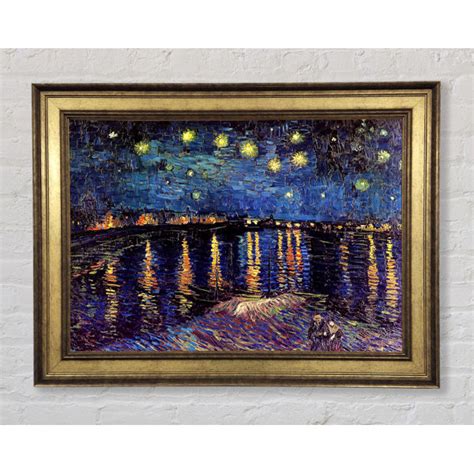 Bright Star Sternennacht Ber Der Rhone Von Van Gogh