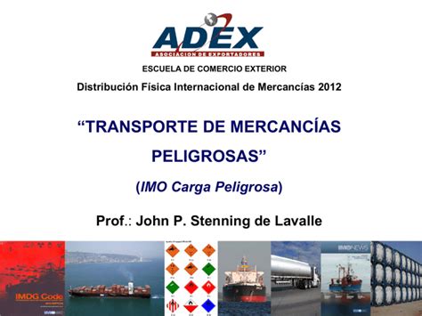 transporte de mercancías peligrosas