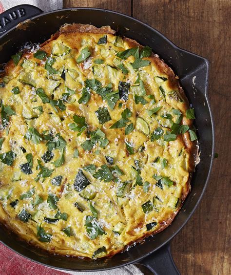 Zucchini Parmesan Frittata Recipe