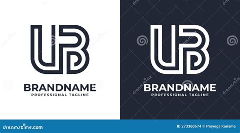 Simple Ub Monogram Logo Suitable For Any Business With Ub Or Bu