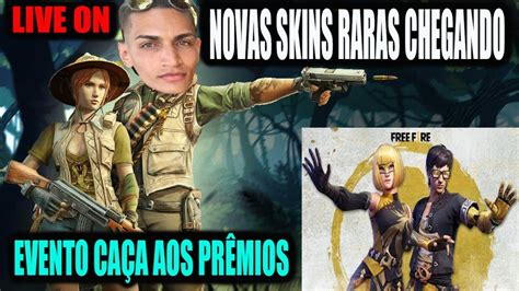 Free Fire Ao Vivo Novo Evento Ca A Aos Pr Mios Novas Skins