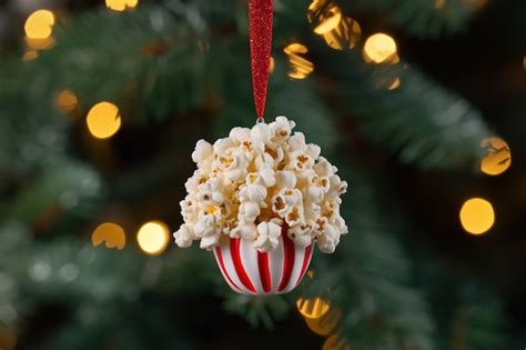 Weihnachtsbaum Popcorn Ornament Kostenlose Foto