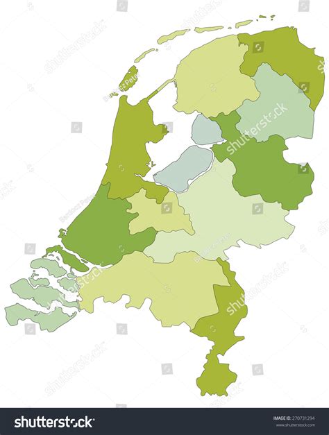 Highly Detailed Editable Political Map Separated 库存矢量图（免版税）270731294