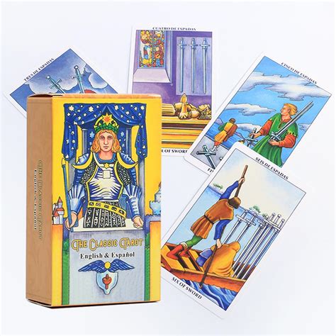 ETMSTCO Tarot Rider Cartas de Tarot Edición en Español e Inglés de la