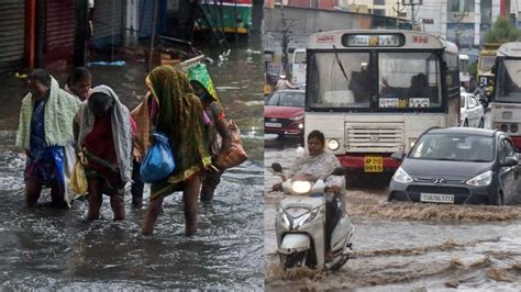 In Pics Heavy Rain Triggered By Sudden Cloudburst Inundates Parts Of