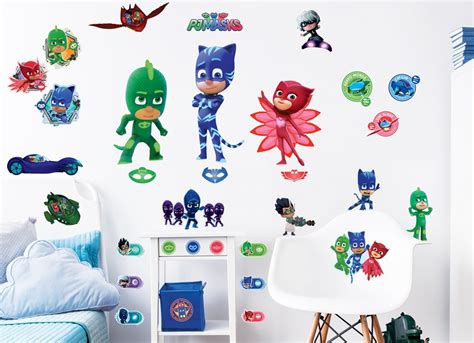 PJ Masks Removable & Reusable Wall Stickers Walltastic