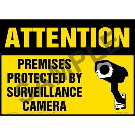 Surveillance Camera Signs