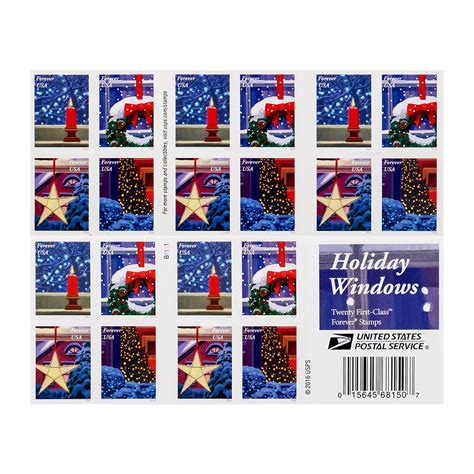 2016 US Christmas Candle Forever Stamps Booklet – Buy Postage Forever ...