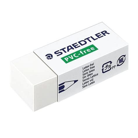 Gomme à effacer blanche scolaire Rasoplast STAEDTLER no 525 B20