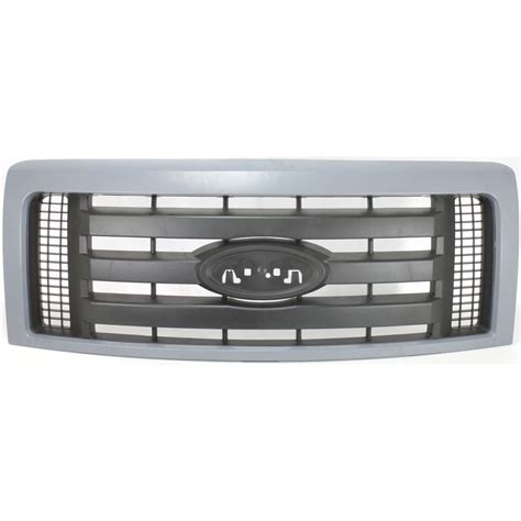 2013 Ford F 150 Grille Assembly Gray Shell With Textured Black Insert Stx Fx4 Models