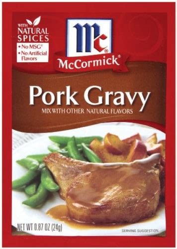 Mccormick Pork Gravy Mix Pack Of 14 14 Packs Kroger