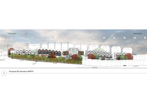 P Site Elevations North South Default Rud Sawers Architects