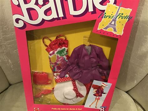 Vintage 1988 BARBIE PARIS PRETTY FASHIONS Mattel 1907 NEW NRFB EBay