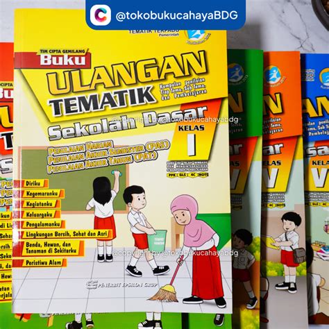 Jual Buku Ulangan Tematik Kelas Sd Mi Epsilon Original