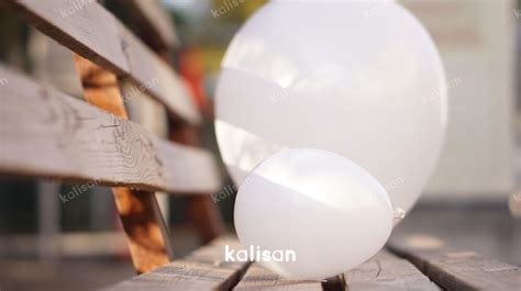 5 12 50 Cm Mini Standart Beyaz Renk Balon Kalisan Balon