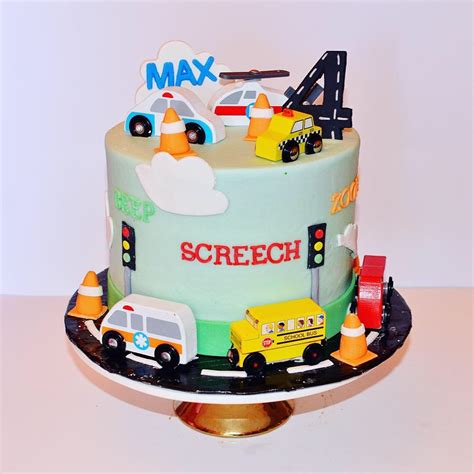 Transportation Themed Birthday Cake Artofit