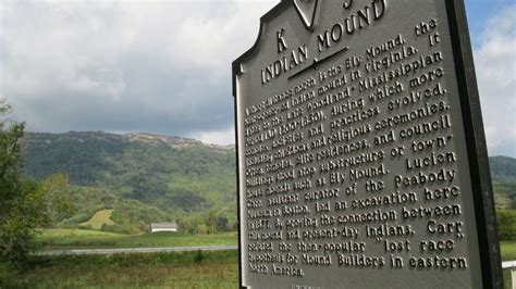 Lee County Virginia Stop 5 Ely Mound Near Rose Hill