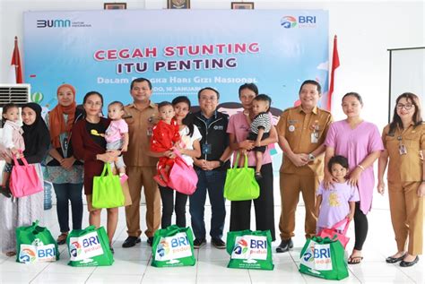 Peringati Hari Gizi Nasional Bri Peduli Salurkan Bantuan Cegah