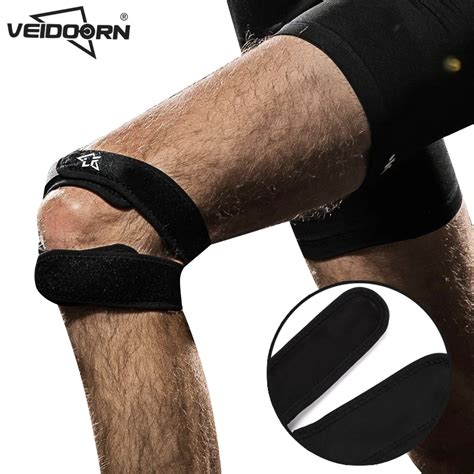 Veidoorn 1 PCS Adjustable Patella Support Professional Knee Support