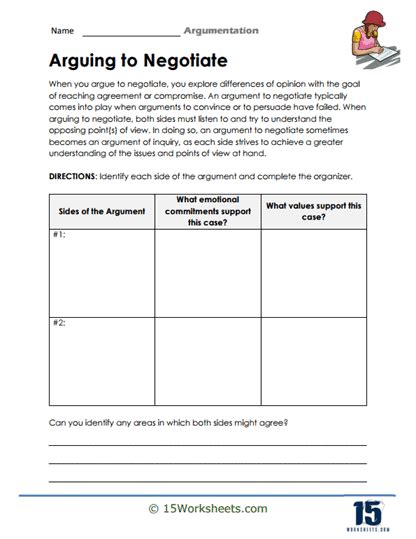 Argumentation Worksheets - 15 Worksheets.com - Worksheets Library