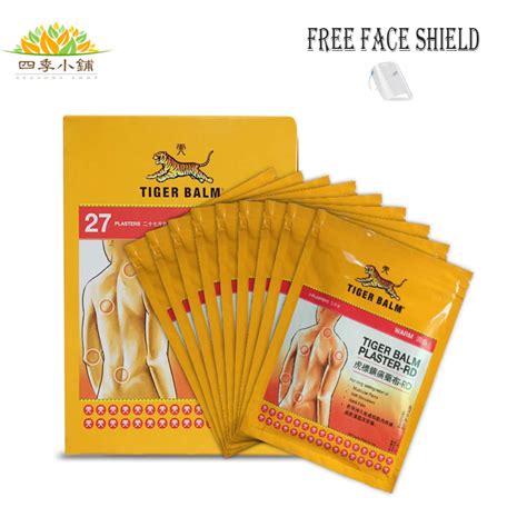 Tiger Balm Plaster Warm 10cm X 14cm 27 Patches For Back And