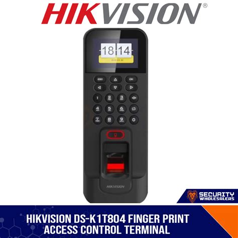 Hikvision Ds K T Finger Print Access Control Terminal Security