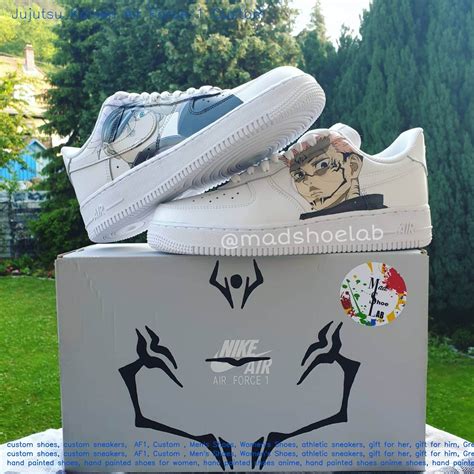 Jujutsu Kaisen Air Force 1 Custombuy Now Luxetsy King 409 Etsy