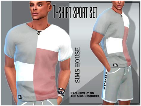 The Sims Resource T Shirt Sport Set