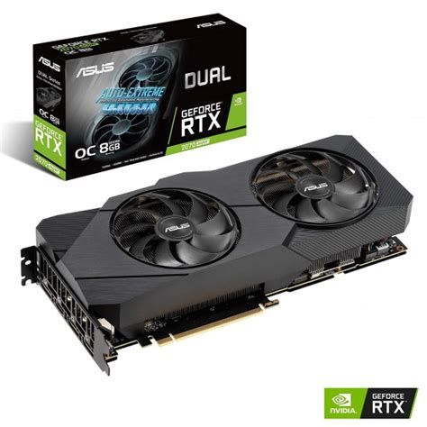 Asus GeForce RTX 2070 Super Overclocked 8G EVO GDDR6 Dual Fan Edition