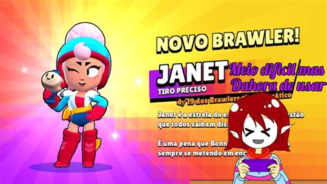 Testando minha nova Cromática a Janet feat MÃOZINHA YT Brawl stars