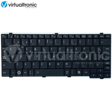 Teclado Toshiba NB200 NB305 T110 T115 Negro Virtual Tronic