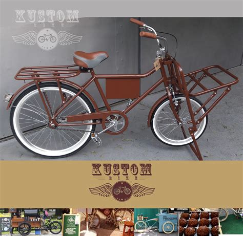 Foodbike Marrom Bicicleta Cargueira Cargo Carga Aro Bikefood