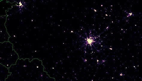 Population Density Heatmap of Europe high Resolution Digital - Etsy