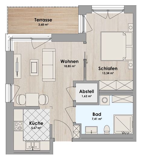 Wohnungstyp Raum Wohnung Wohnquartier Q Landsberg