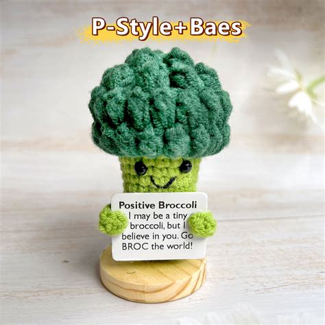 Crochet Broccoli Positive Vegetables Mother S Day Gift Box You Broc My