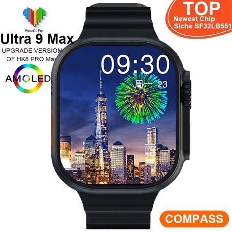 New Amoled Ultra Max Smart Watch Mm Mhzhigh Refresh