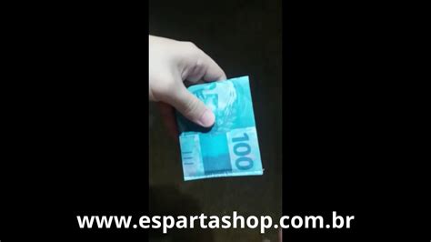 Carteira Masculina Slim Em Formato De Nota De 100 Reais Youtube