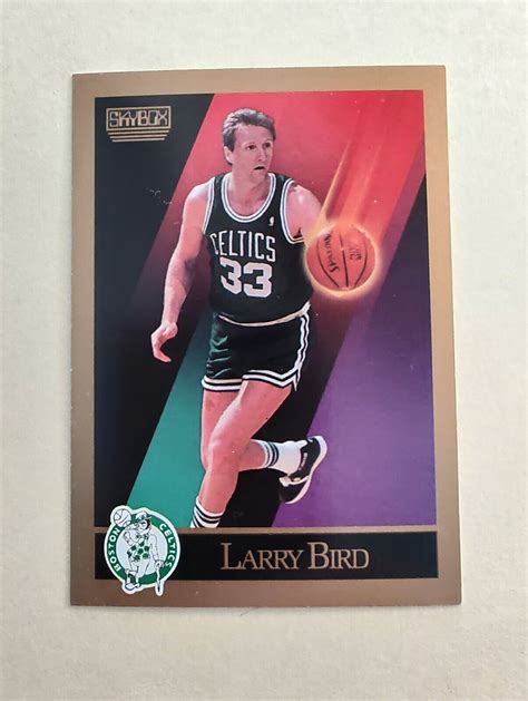 LARRY BIRD Boston CELTICS 1990 91 SKYBOX BASKETBALL CARD 14 EBay