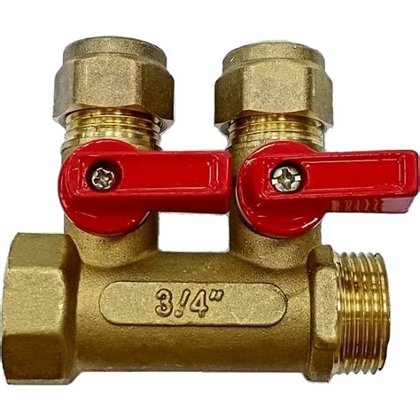 Коллектор для м/п труб PROFLINE 3/4x3/4x16x2 вых с кранами УТ-00036224 ...